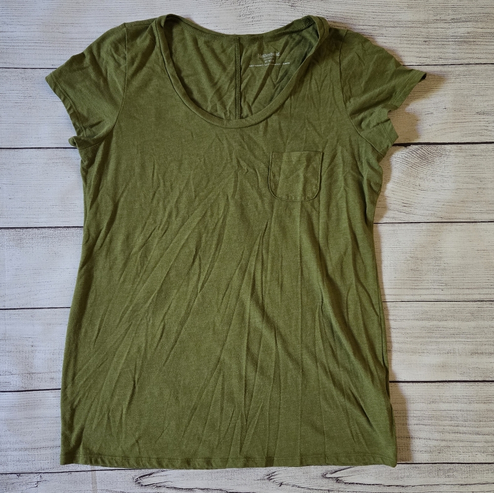 Motherhood Maternity T-shirt - Green - M